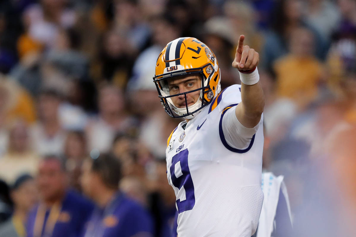 The Cincinnati Bengals made Lousiana State quarterback and Heisman Trophy winner Joe Burrow the ...