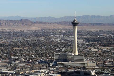 The mercury has never reached 100 degrees in Las Vegas during April, but that is expected to ch ...