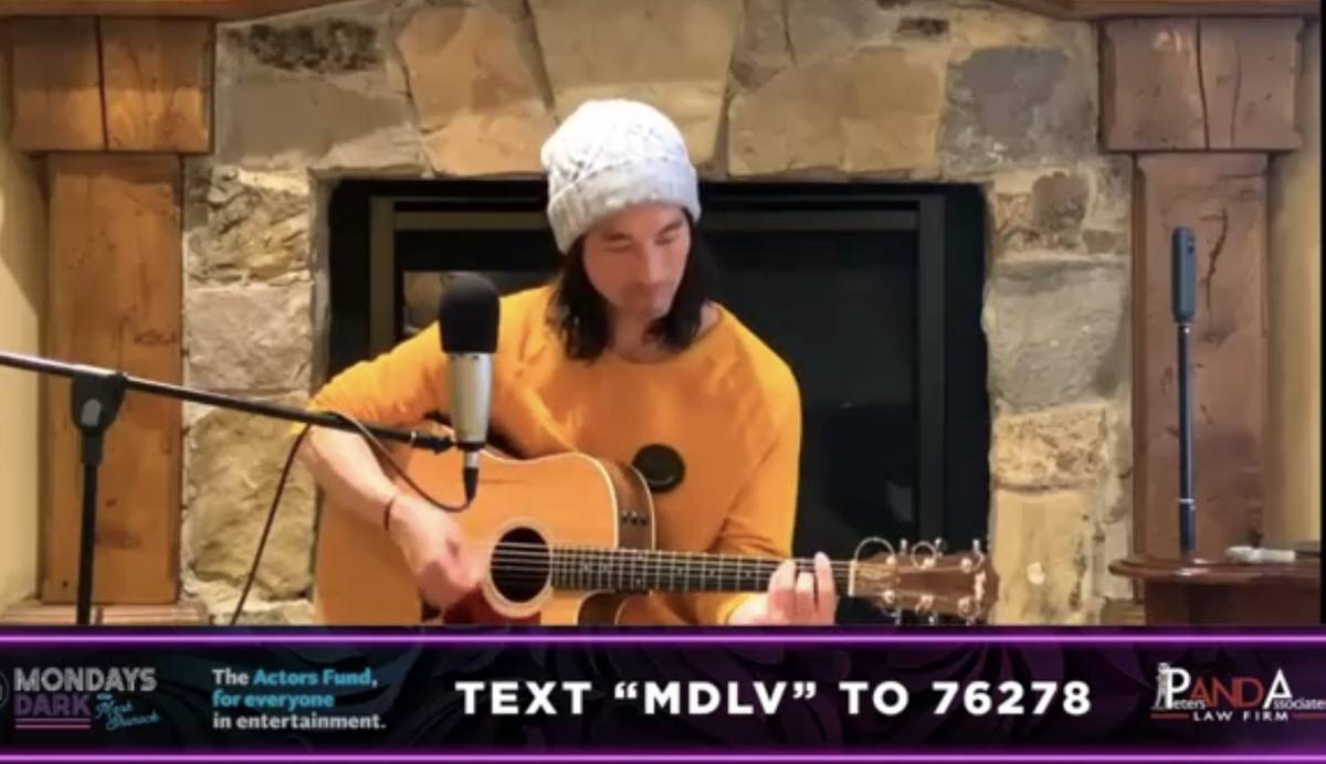 Daniel Park is shown during the Mondays Dark Live Stream Telethon on Monday, April 27, 2020. (M ...