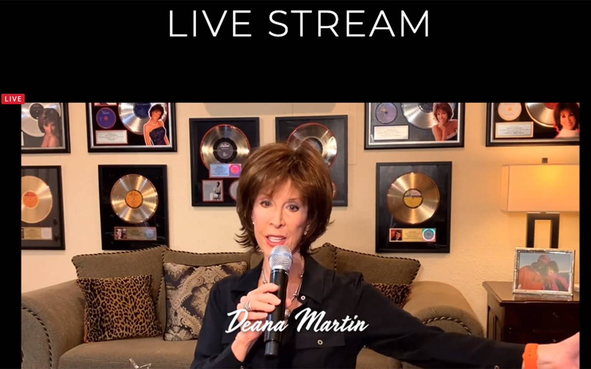 Deanna Martin is the Mondays Dark Live Stream Telethon on Monday, April 27, 2020. (Mondays Dark ...