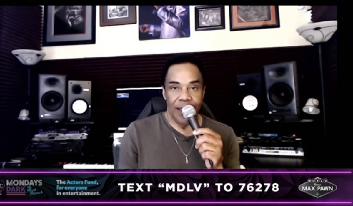 Earl Turner is shown during the Mondays Dark Live Stream Telethon on Monday, April 27, 2020. (M ...