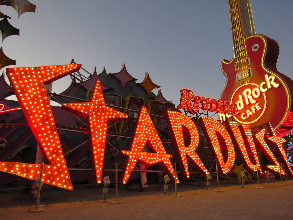 Visitors to the Neon Boneyard will be able to see the recently re-lamped and electrified Stard ...