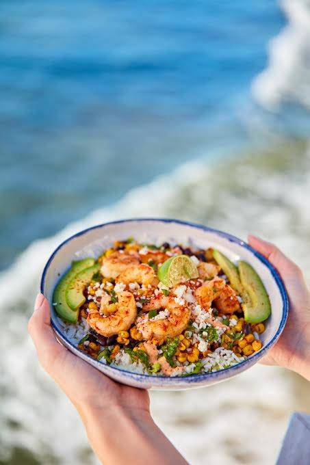 California Bowl with Shrimp at Rubio's. (Rubio's Coastal Grill)