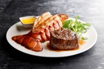Steak and lobster dinner at Morton's the Steakhouse (Landry's)