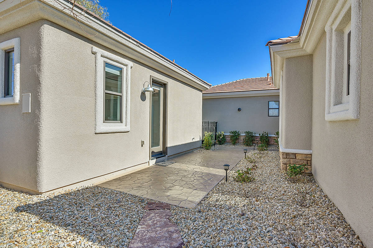 The courtyard leads to a casita. (Huntington & Ellis)