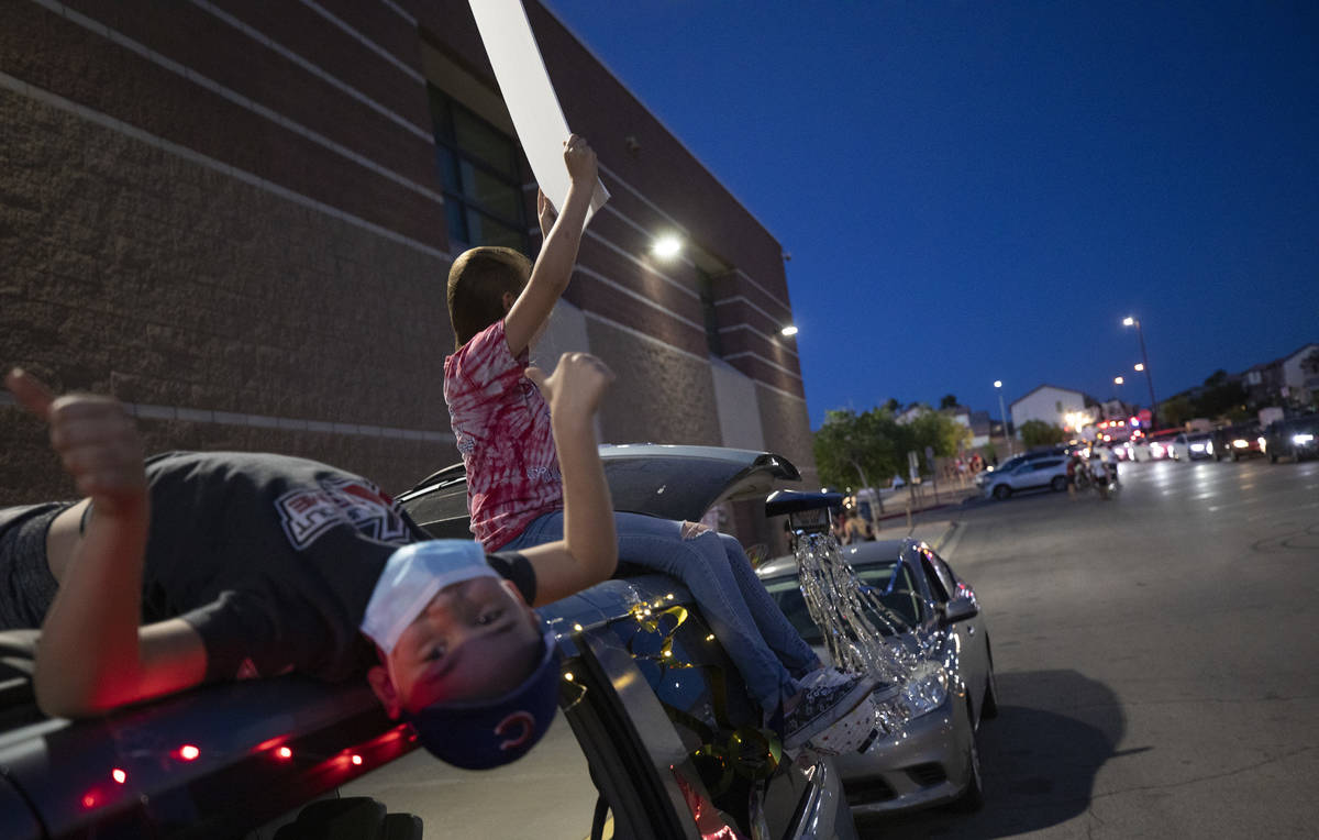 Jairred Tidball and Haylee Tidball, the children of a college and career advisor at Coronado Hi ...