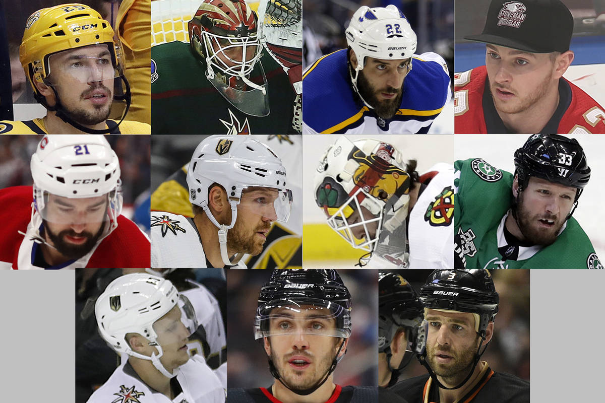 The 11 players whom the Golden Knights drafted in their 2017 expansion draft, but never suited ...
