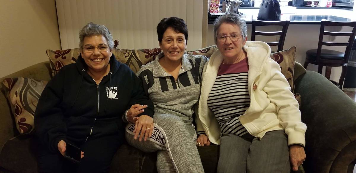 Michele Franzese Rustigan, left, pictured with sister Rosemarie Franzese, right, and family mem ...