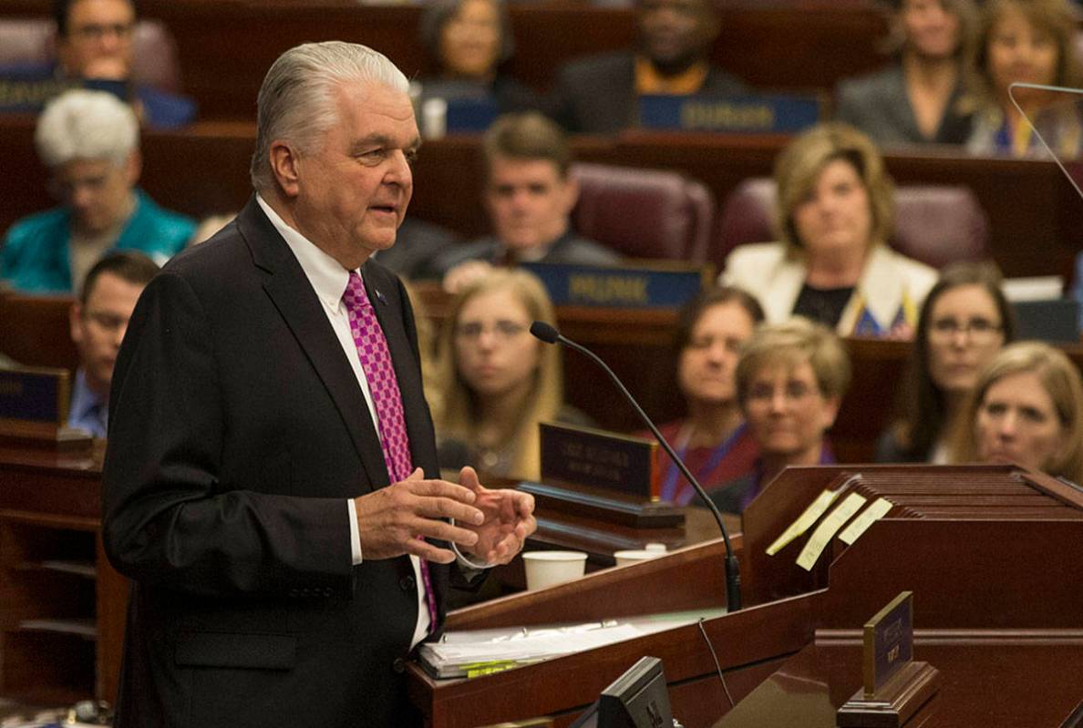 Nevada Gov. Steve Sisolak. (AP Photo/Tom R. Smedes)