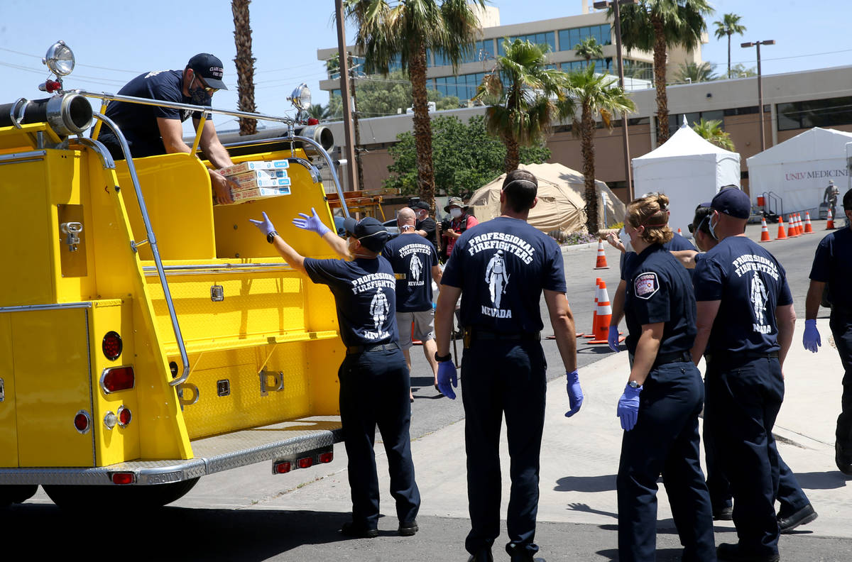 Professional Firefighters of Nevada from Las Vegas, North Las Vegas and Clark County fire depar ...