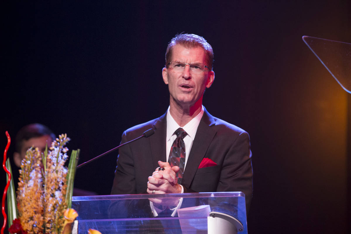 Steve Stallworth, general manager of the South Point Arena, during the annual Best of Nevada Pr ...