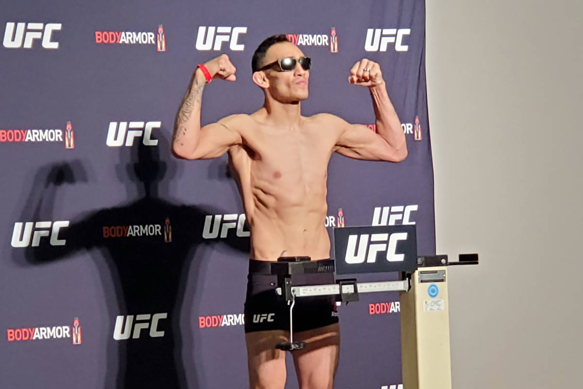 UFC lightweight Tony Ferguson, who will compete in the UFC 249 main event for the interim light ...