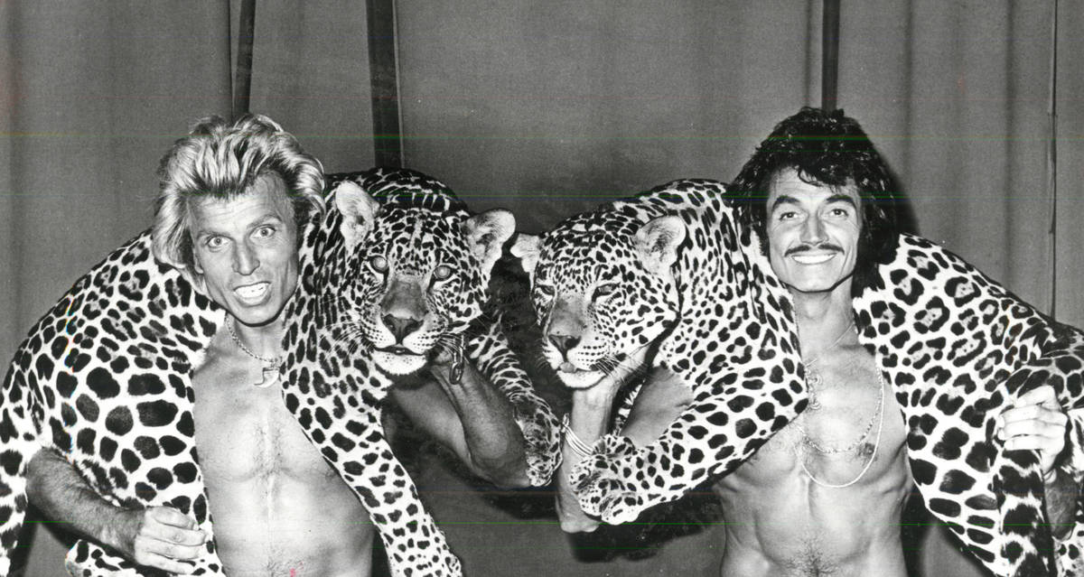 Siegfried and Roy at the Stardust. (Review-Journal file)