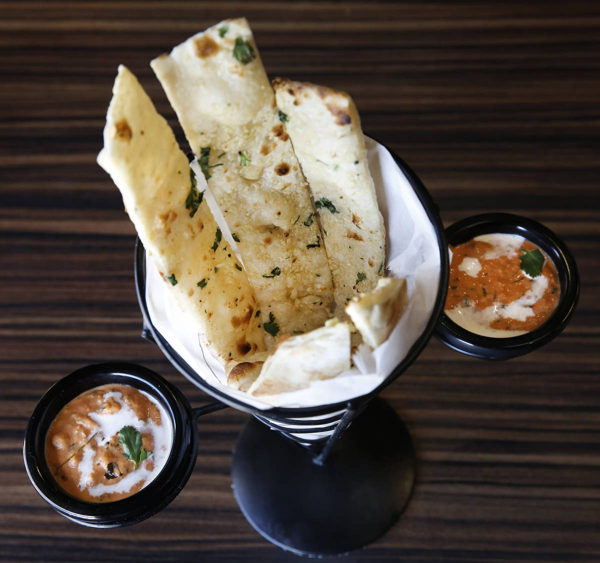 Mint Indian Bistro locations at 730 E. Flamingo Road and 4246 S. Durango Drive are open for din ...