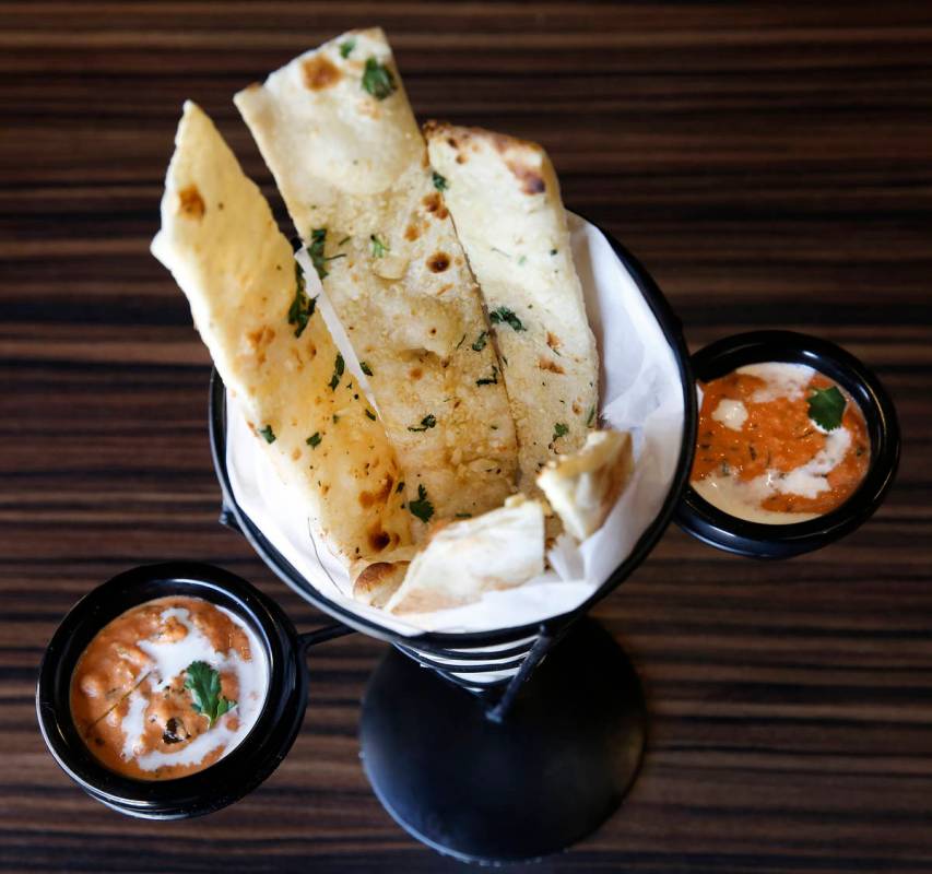 Mint Indian Bistro locations at 730 E. Flamingo Road and 4246 S. Durango Drive are open for din ...
