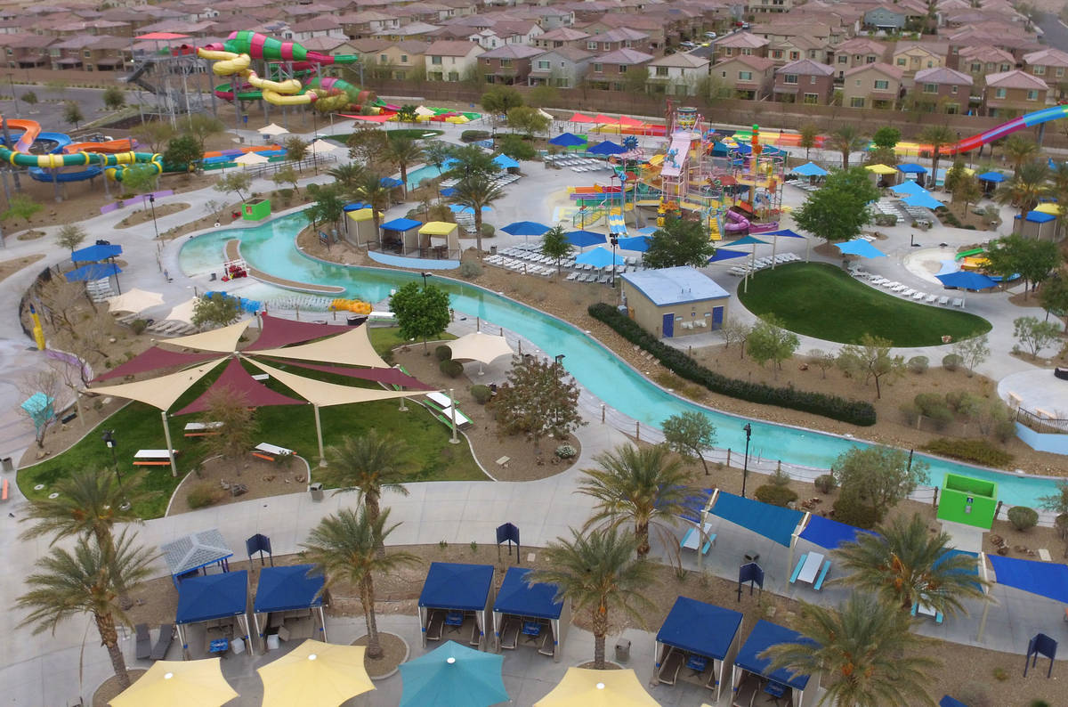 Wet'n'Wild remains closed due to the coronavirus pandemic on Tuesday, April 7, 2020. (Bizuayehu ...