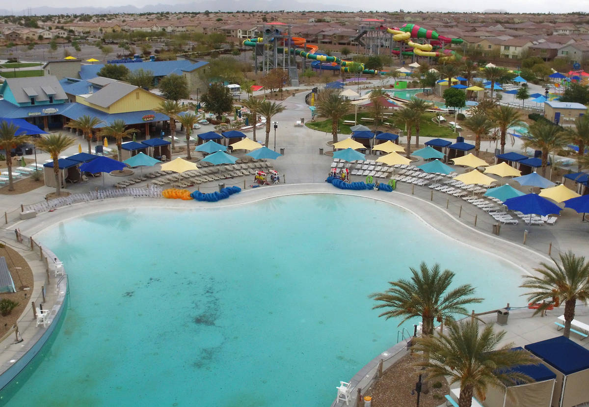 Wet'n'Wild remains closed due to the coronavirus pandemic on Tuesday, April 7, 2020. (Bizuayehu ...