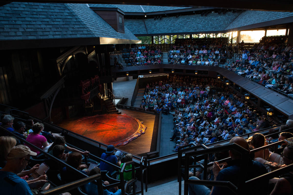 The Engelstad Shakespeare Theatre at the Utah Shakespeare Festival. Karl Hugh/Utah Shakespeare ...