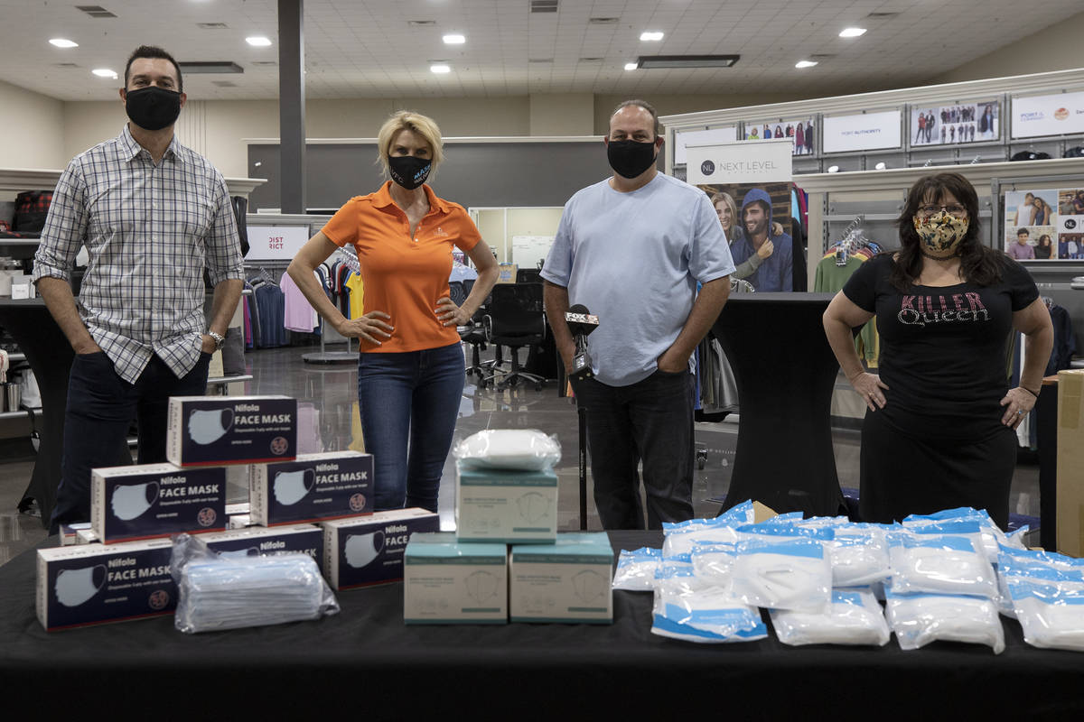 Sean Ono, left, Carrie Carter-Cooper, second from left, Mario Stadtlander, third from left, and ...