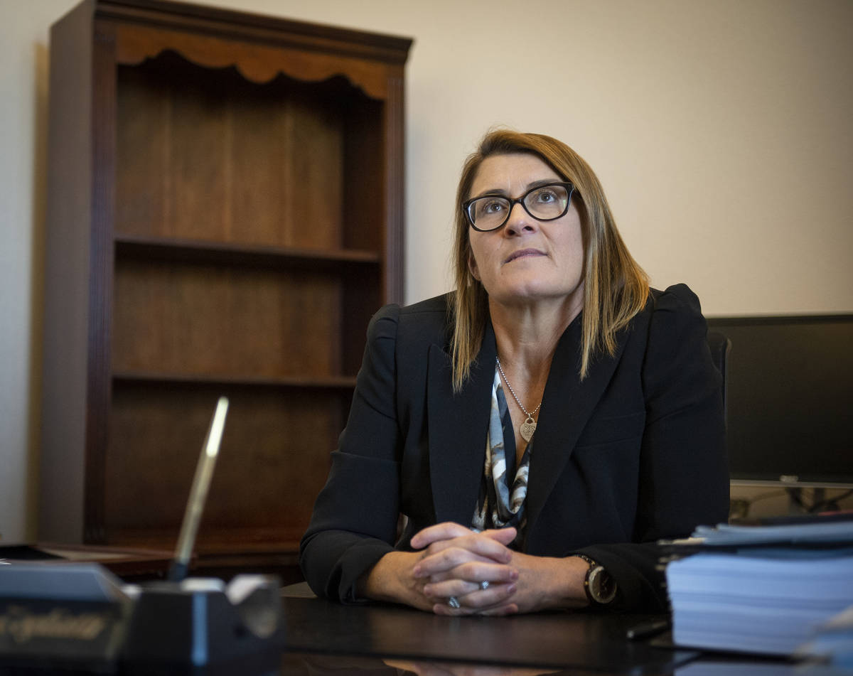 Las Vegas Judge Jennifer Togliatti appears headed toward Senate confirmation to be a federal ju ...