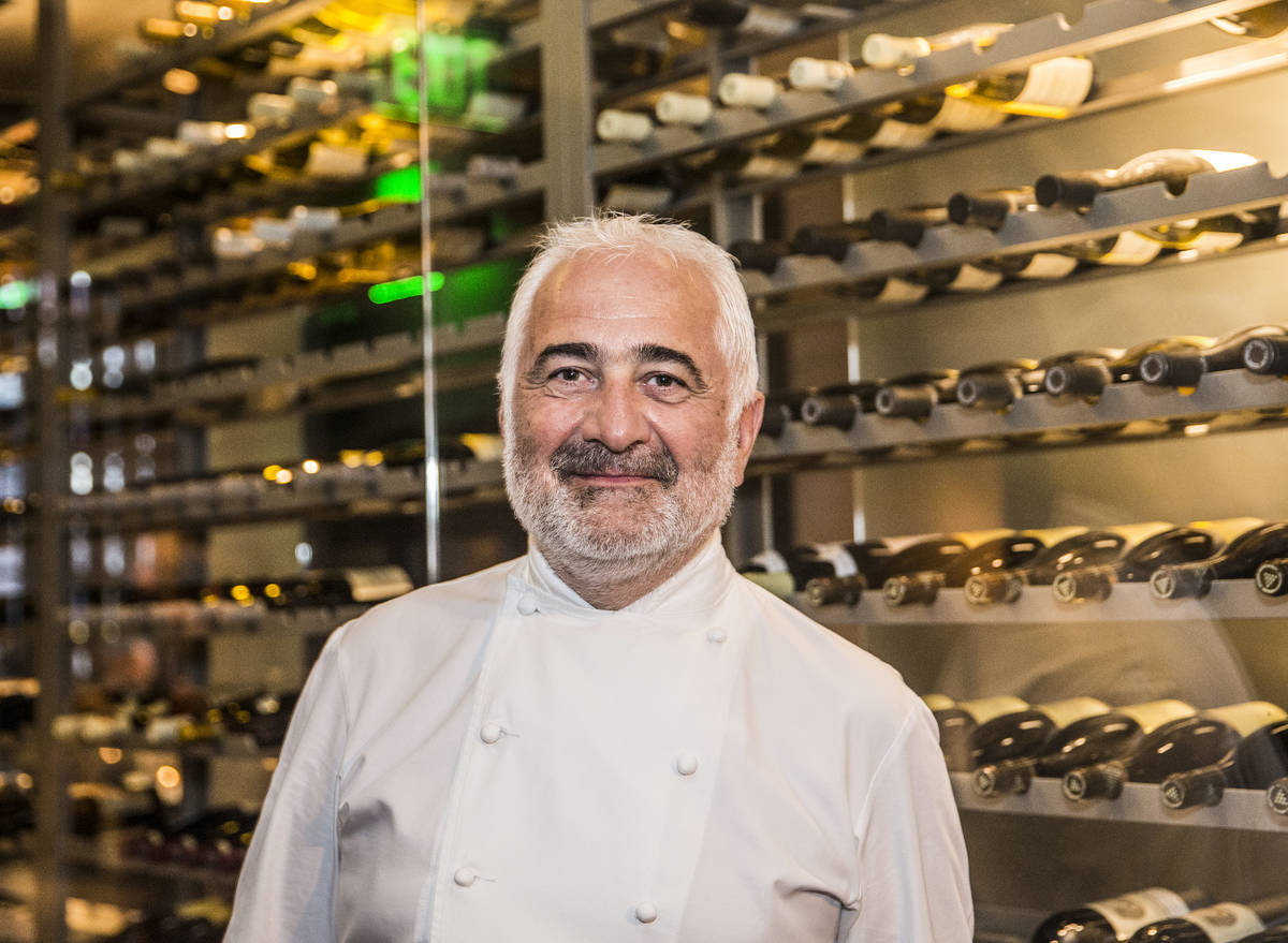 Michelin-starred Chef Guy Savoy at Restaurant Guy Savoy at Caesars Palace in this April 27, 201 ...