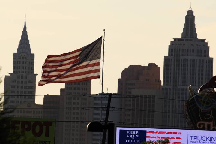 Sunny and windy conditions with a high of 88 are forecast for Las Vegas on Monday, May 18, 2020 ...