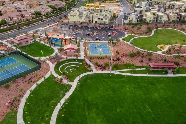 Sagemont Park is one of Summerlin’s newest parks. It is near Affinity by Taylor Morrison, a n ...