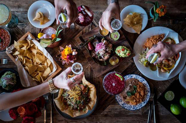 A selection of foods offered at Borracha Mexican Cantina. (Courtesy Borracha Mexican Cantina)