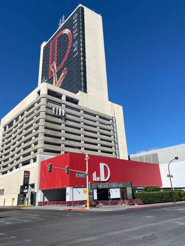 A look at the D Las Vegas, temporarily closed for COVID-19, on Tuesday, May 26, 2020. (John Kat ...