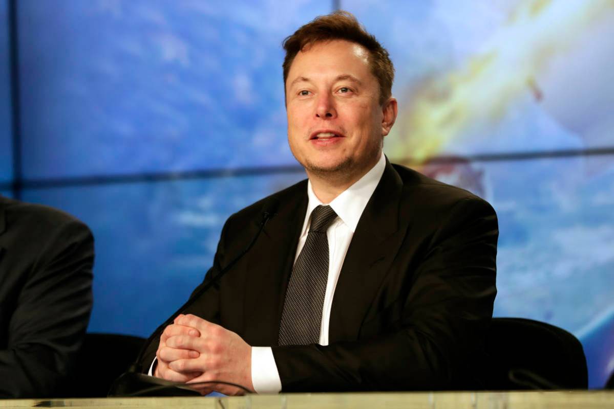 In this Sunday, Jan. 19, 2020, file photo, Elon Musk founder, CEO, and chief engineer/designer ...