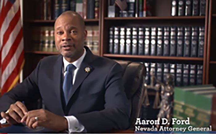 Nevada Attorney General Aaron Ford has signed Nevada onto an amicus brief that supports Harvard ...