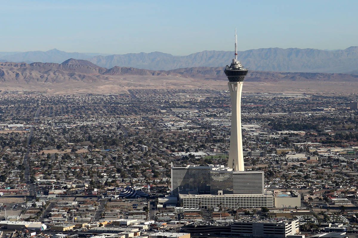 Wind gusts could reach up to 20 mph with a forecast high temperature of 98 degrees in Las Vegas ...