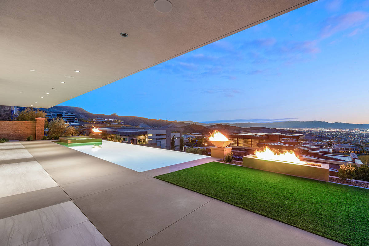 The residence at 665 Tranquil Rim Court measures 6,472 square feet. (Ivan Sher Group)