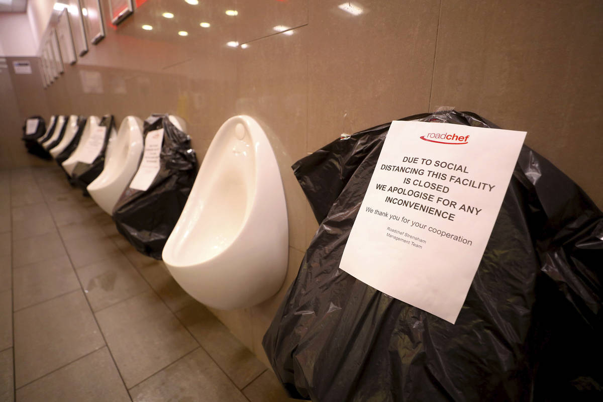 If public restrooms don't have dividers between their urinals, every other one could be blocked ...