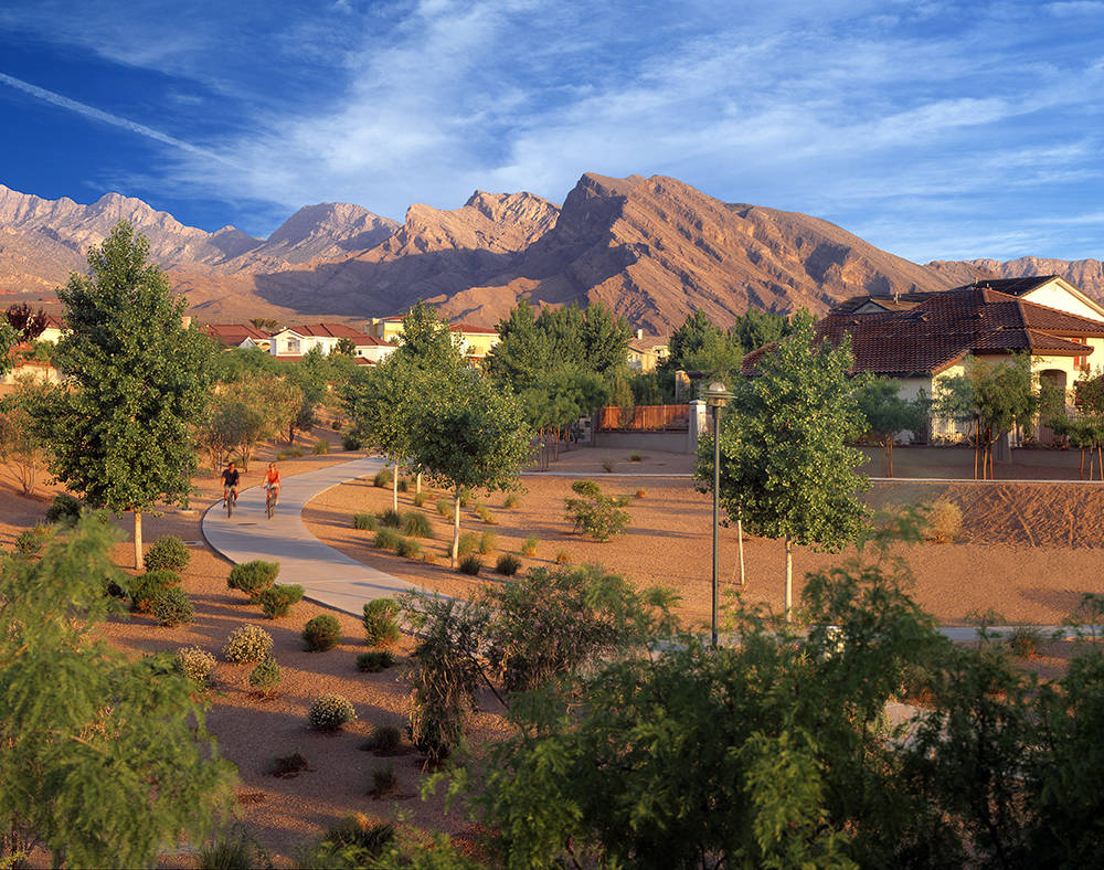 Summerlin Summerlin has more than 150 miles of landscaped paths connecting neighborhoods, exer ...