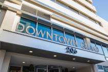 The Downtown Grand is opening its hotel on Monday, June 1, 2020. (Benjamin Hager/Las Vegas Revi ...