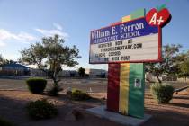 Ferron Elementary School in Las Vegas Wednesday, May 27, 2020. (K.M. Cannon/Las Vegas Review-Jo ...