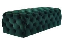 Silver Orchid abbot green velvet jumbo ottoman. $250, overstock.com