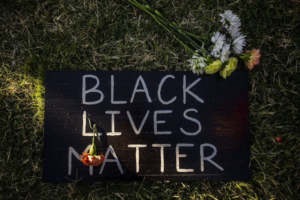 Thousands of people showed up at a Black Lives Matter event at Kianga Isoke Palacio Park on Fri ...