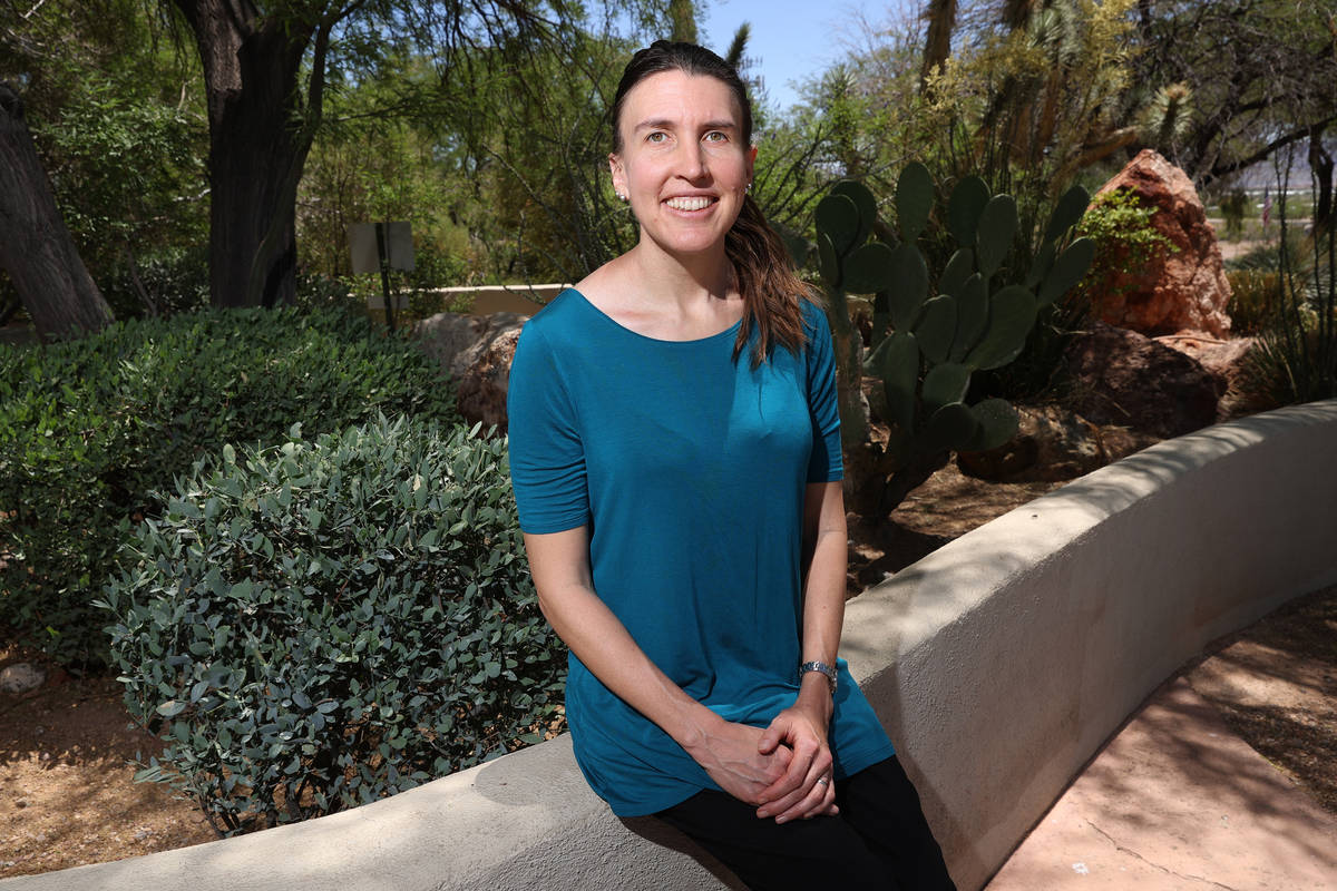 Nancy Bearden, volunteer medical staff member, poses for a photo at the Southern Nevada State V ...