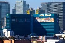 MGM Grand casino-hotel in Las Vegas, Tuesday, Jan. 14, 2020. (Erik Verduzco / Las Vegas Review- ...