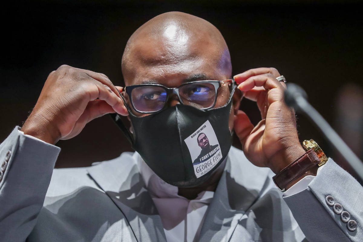 Philonise Floyd, a brother of George Floyd, arrives to testify before a House Judiciary Committ ...