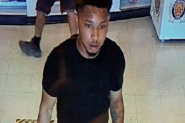 Police released this picture of a suspect in a strong-arm robbery that took place June 4 at a b ...