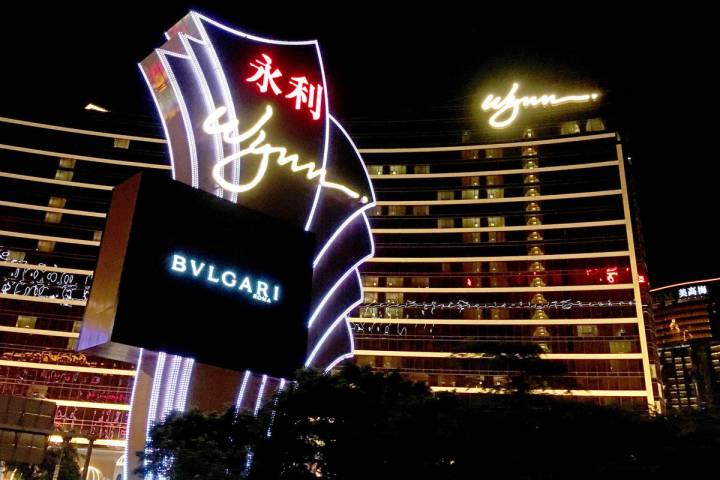 Wynn Macau hotel and casino in Macao. Chitose Suzuki Las Vegas Review-Journal