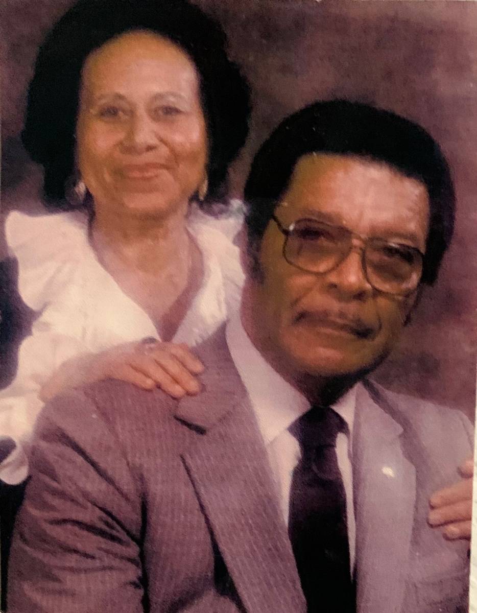 Edward and Betty Brown, grandparents of Julian Strawther, a former Liberty High School basketba ...
