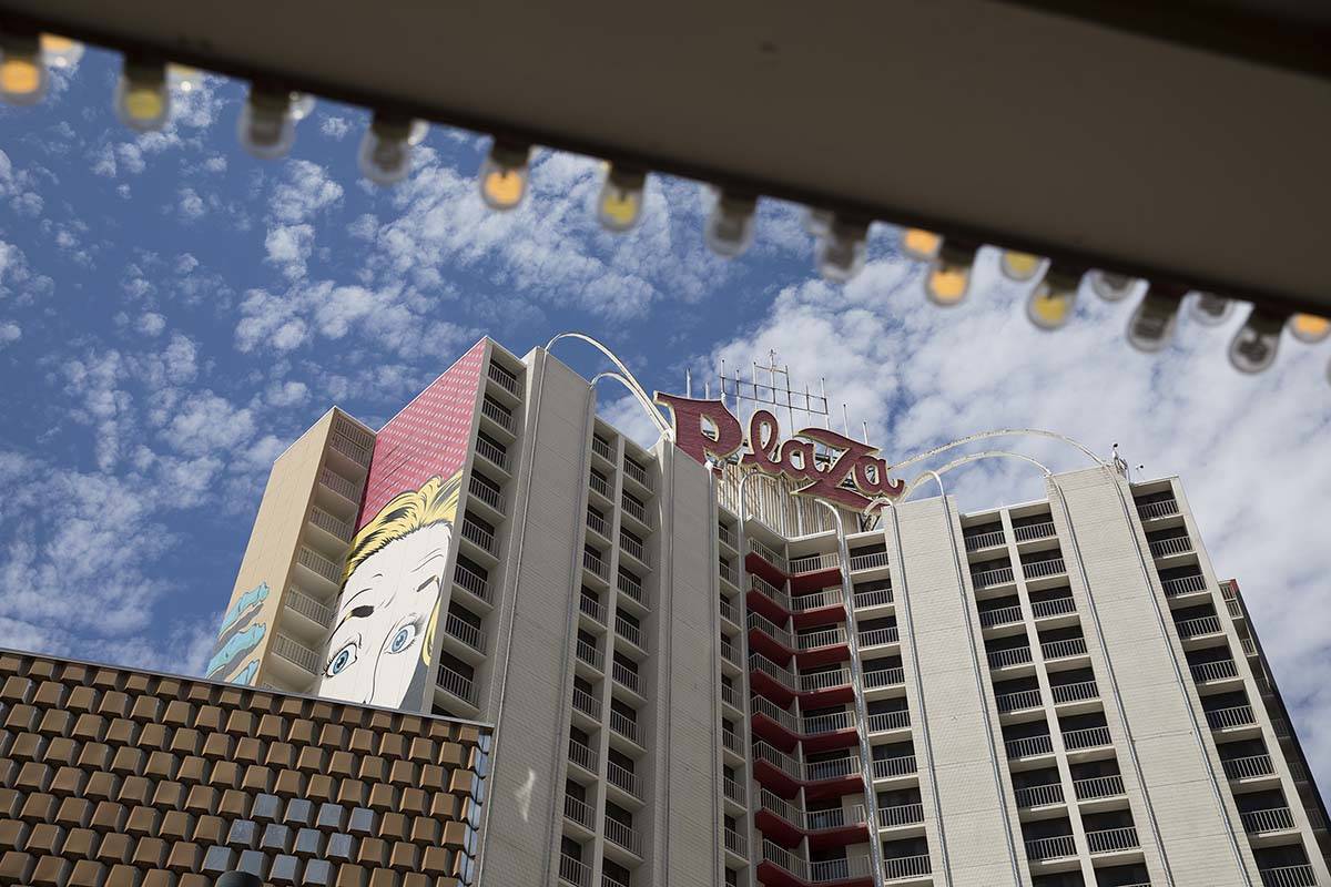 The Plaza in downtown Las Vegas is offering “Hard Hat Specials” for local construction work ...