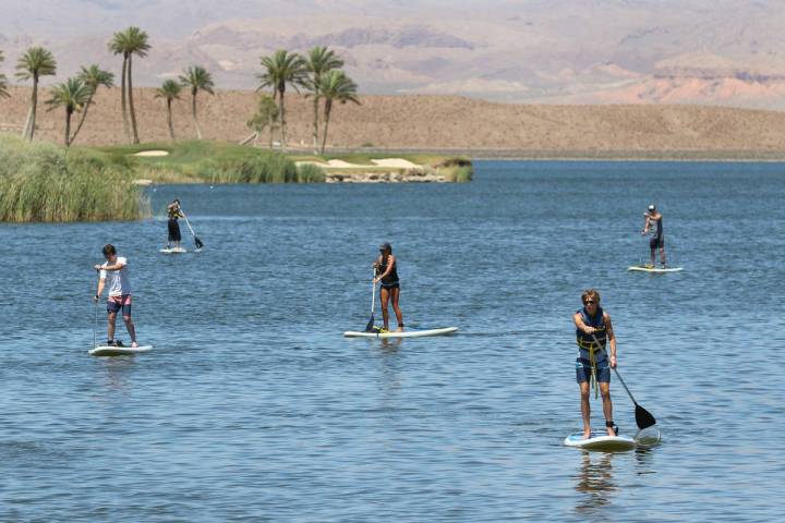 The Las Vegas high temperature should reach about 107 on Sunday, June 21, 2020, according to th ...