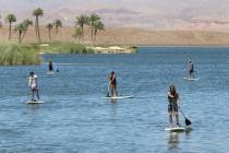 The Las Vegas high temperature should reach about 107 on Sunday, June 21, 2020, according to th ...