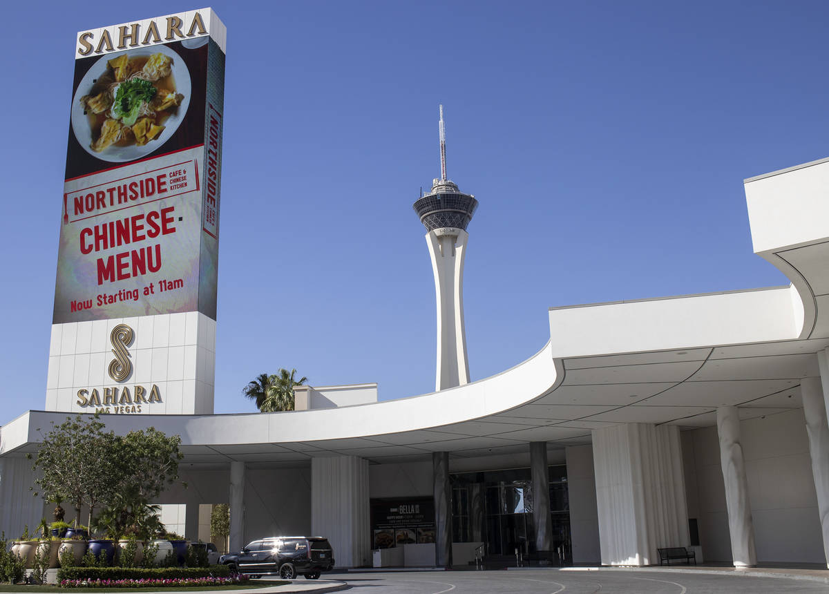 Sahara Las Vegas on Monday, June 22, 2020 in Las Vegas. Sahara Las Vegas' Northside Cafe has be ...