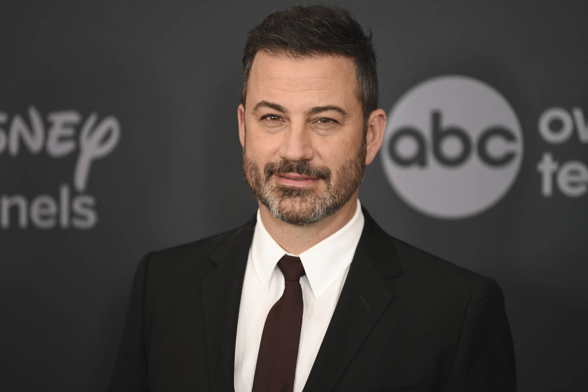 FILE - This May 14, 2019 file photo shows Jimmy Kimmel at the Walt Disney Television 2019 upfro ...